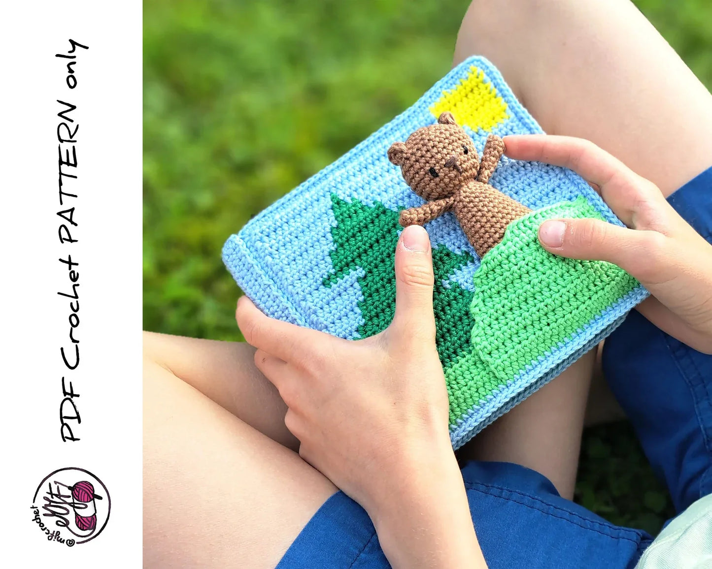 Little Bear’s Day Book – Crochet Pattern (PDF Storybook Amigurumi)