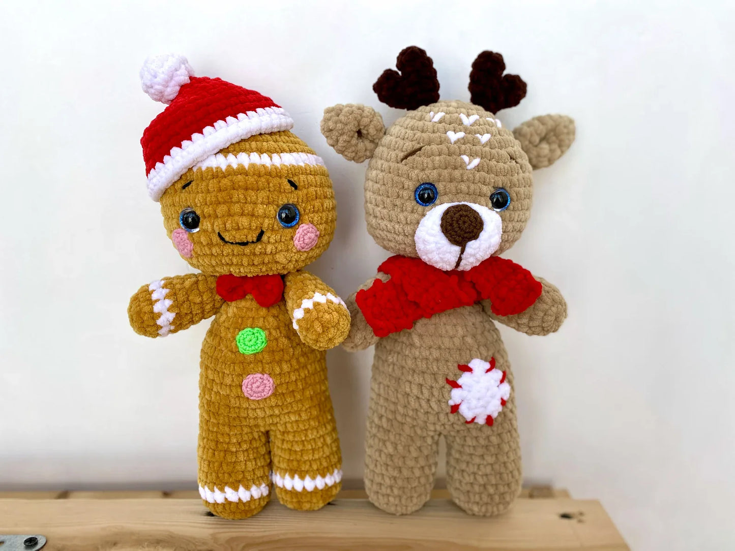 Christmas Amigurumi Bundle – Deer, Gingerbread & Snowman Crochet Patterns (PDF)