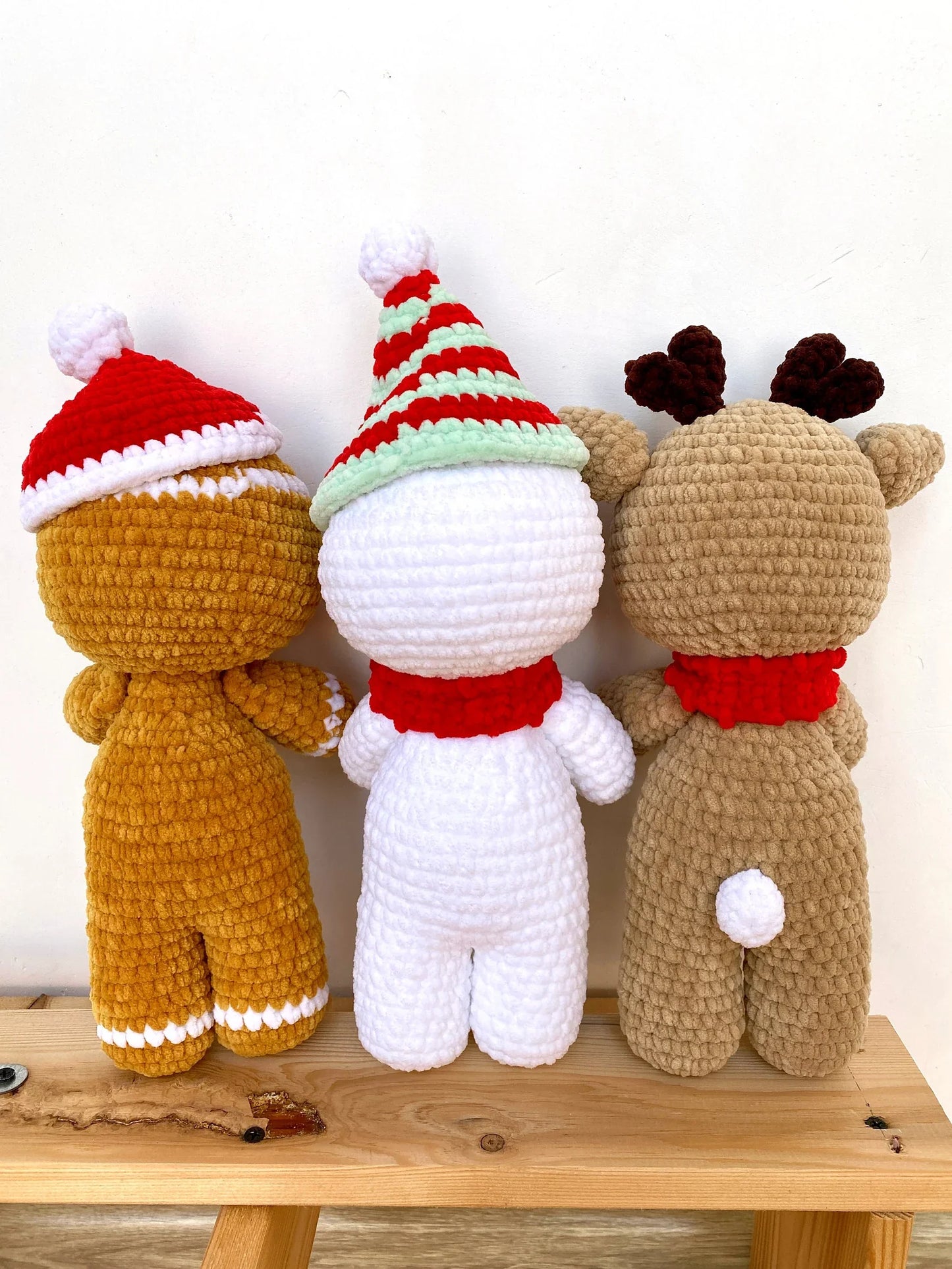 Christmas Amigurumi Bundle – Deer, Gingerbread & Snowman Crochet Patterns (PDF)