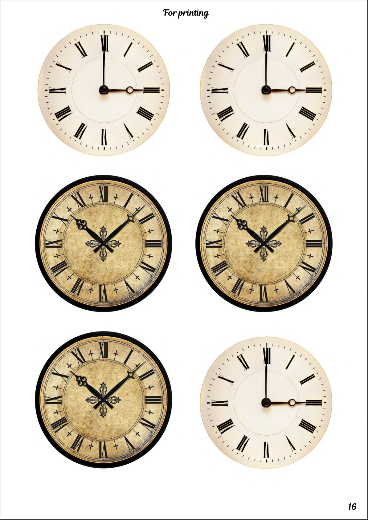 Mouse in the Clock – Christmas Amigurumi Crochet Pattern (PDF)