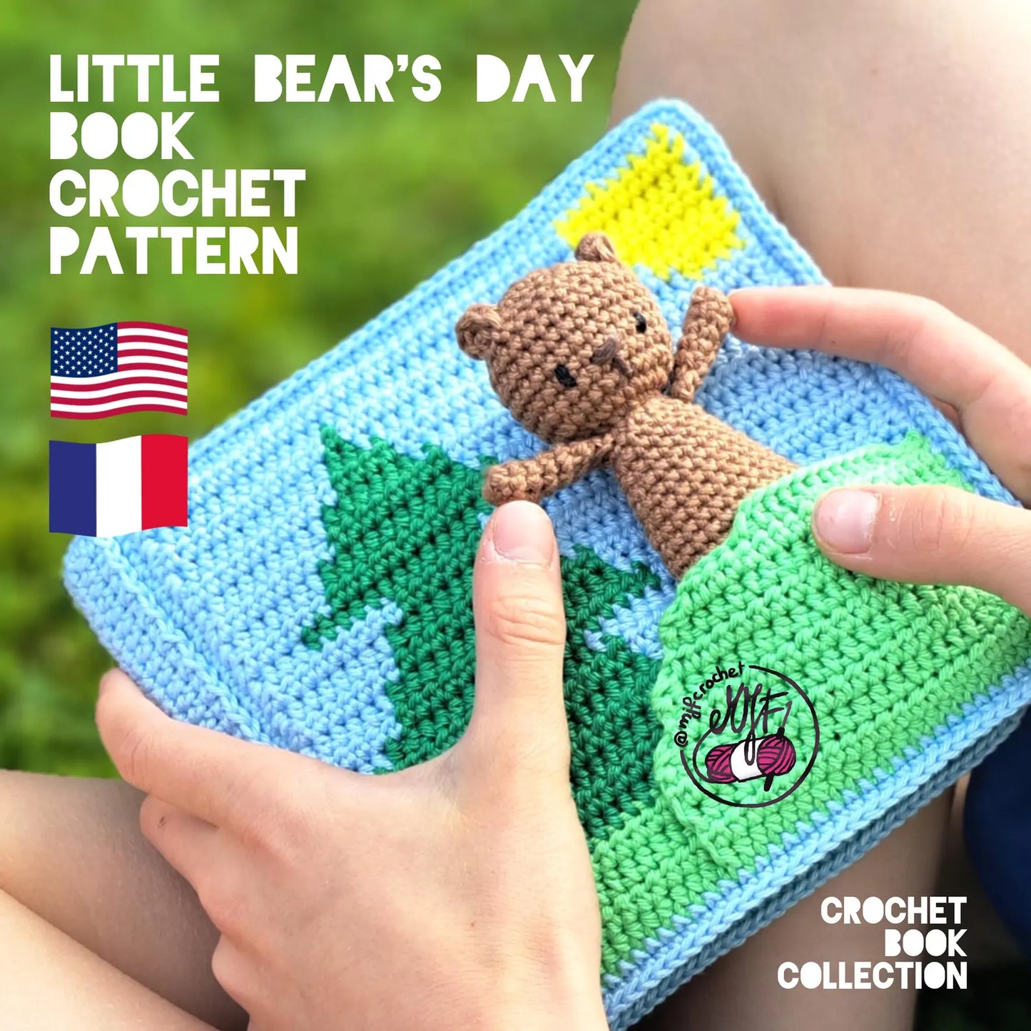 Little Bear’s Day Book – Crochet Pattern (PDF Storybook Amigurumi)