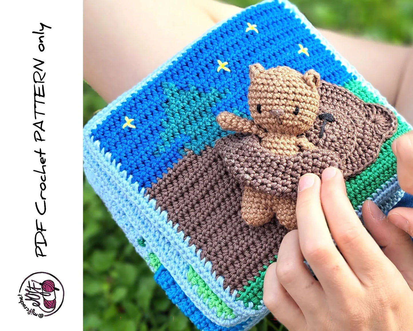 Little Bear’s Day Book – Crochet Pattern (PDF Storybook Amigurumi)