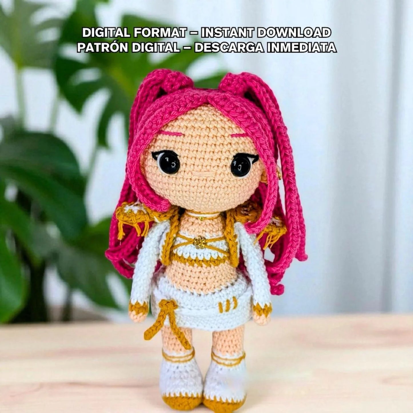 KPOP Magic Warriors Crochet Pattern Bundle – 3 Chibi Amigurumi Dolls (PDF Patterns)
