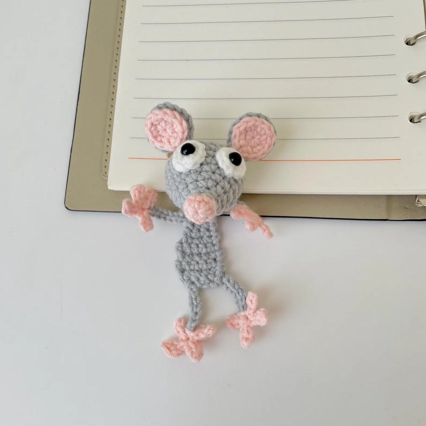 Funny Animal Bookmark Crochet Pattern Bundle – 3-in-1 PDF Tutorial (Lizard, Flat Rat, Silly Duck)