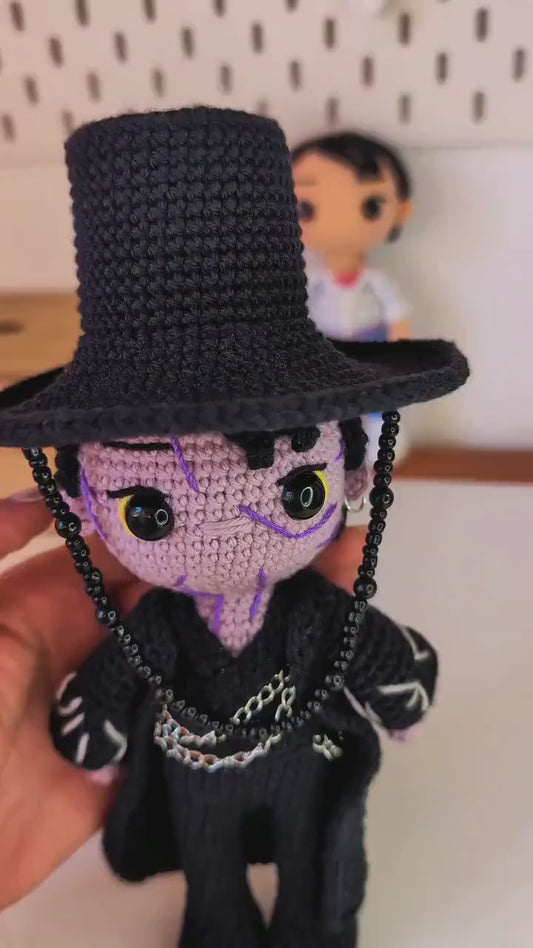K-Pop Hero Crochet Pattern – Chibi Amigurumi PDF Digital Download